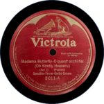 蝶々夫人のSPレコードの画像 ... ジェラルディン ファーラーとエンリコ カルーソ