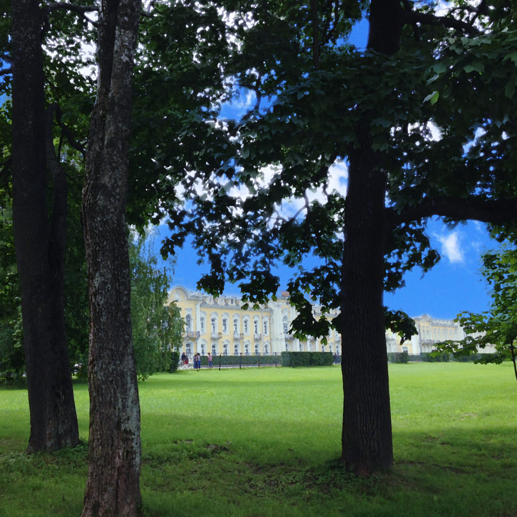 SPレコードに添えた画像 ...ペテルゴフ宮殿 Petergof Palace, St. Petersburg