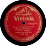 SPレコードの画像 ...マノン Manon